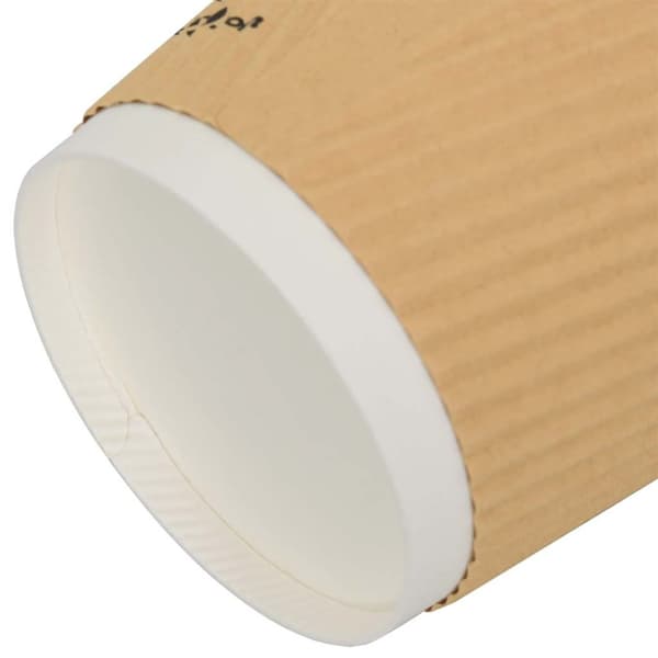 Kaffekoppar i papper 500 st 8oz 200ml brun