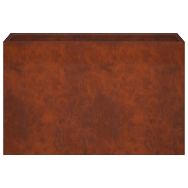Trädgårdsplanterare 2 st Rostig 80 x 40 x 50 cm