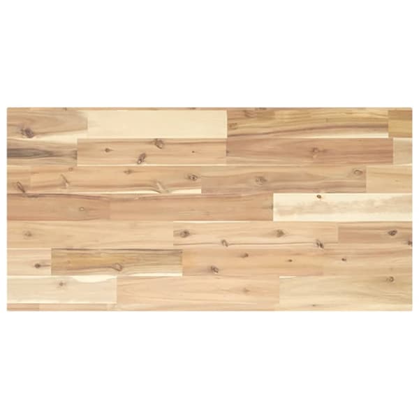 Bordsskiva 60x40x2 cm rektangulär massiv akacia
