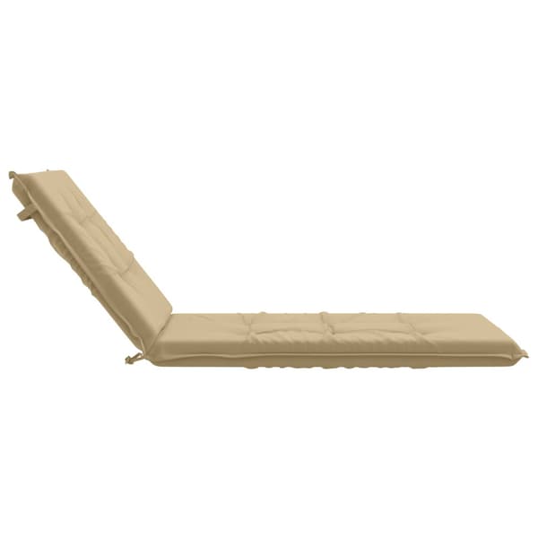 Solstol Kudde GEMERT 100% Polyester Beige 190 x 70 x 9 cm