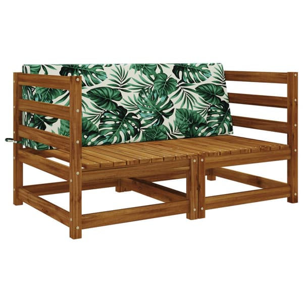 Ryggkudde SOEST 100% Polyester Bladmönster 120 x 20 x 40 cm