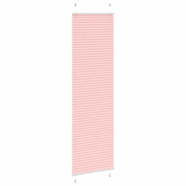 Plisserad persienn rosa 60x200cm tyg bredd 59,4cm polyester