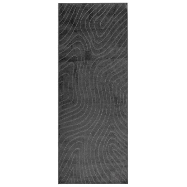 Områdesmattor PALMERAS Antracit 150 x 80 cm Polyester