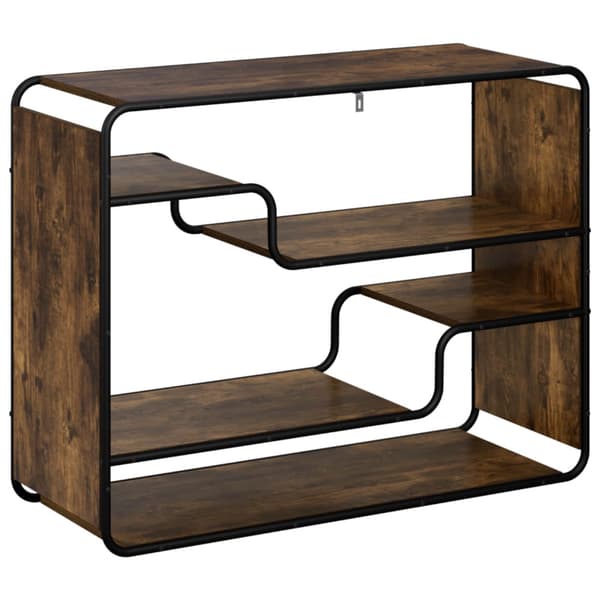 Sideboard Rökt ek 98 x 37,5 x 75,5 cm Konstruerat trä