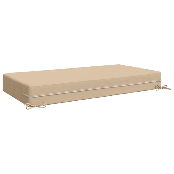 Sittkudde SOEST 100% Polyester Gräddvit 120 x 60 x 15 cm