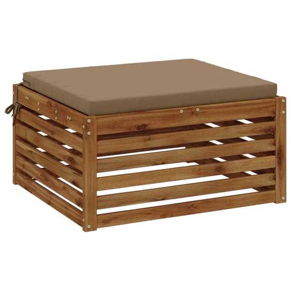 1-delad Sittdyna SOEST 100% Polyester Taupe 60 x 60 x 5 cm