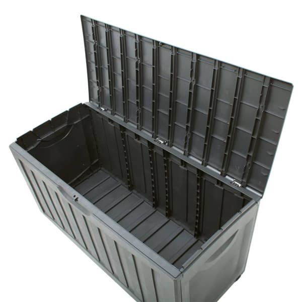 Dynbox svart 118x53x57 cm polypropen