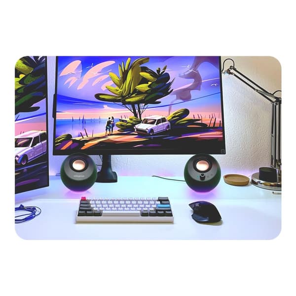 Creative Pebble Pro - högtalare - för persondator - trådlös (Öppnad)