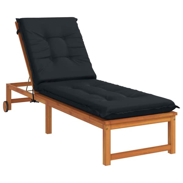 Solstol Kudde GEMERT 100% Polyester Mörkblå 190 x 50 x 9 cm
