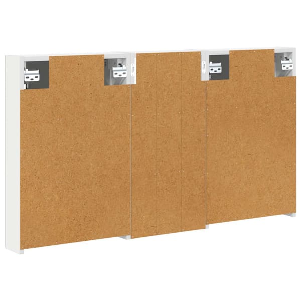 Badrumsskåpsset 3 pcs 110 x 10,5 x 60,5 cm Konstruerat trä