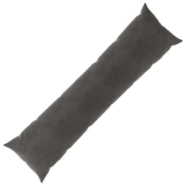 Kudde med kudde HEERLEN Mörkgrå 40 x 145 cm Sammet
