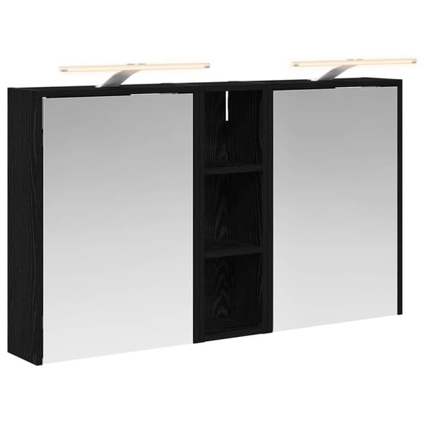 Badrumsskåpsset 3 st 106 x 16 x 62,5 cm Konstruerat trä