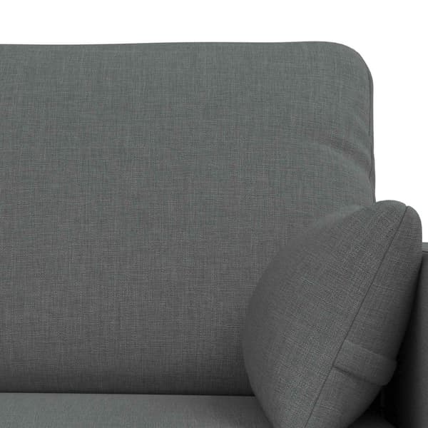 Soffset 2 pcs Mörkgrå 158 x 78 x 80 cm tyg