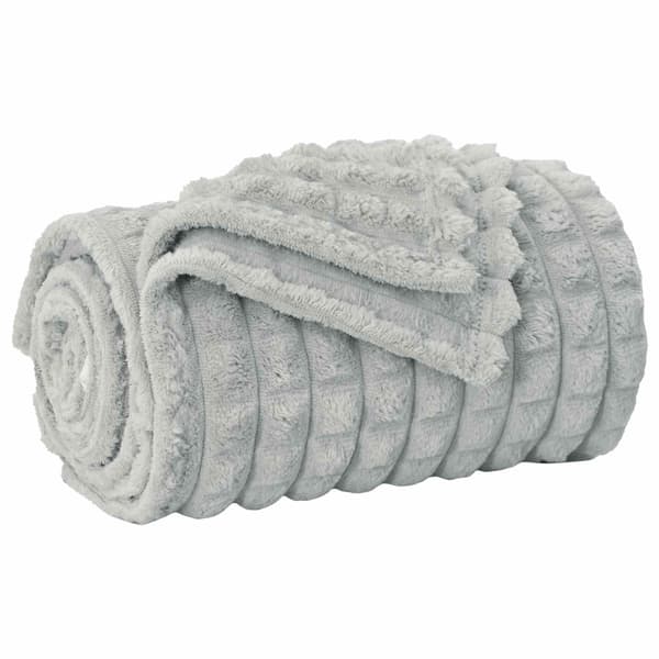 Filtar 6 pcs Grå 200 x 150 cm Fleece