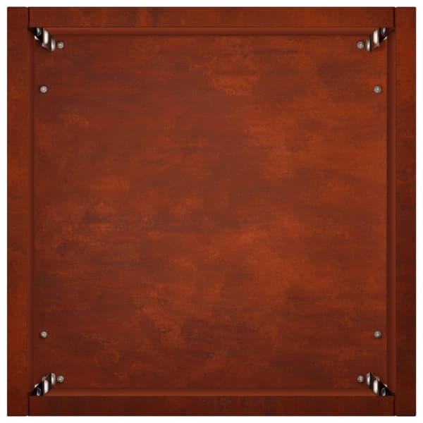 Trädgårdsplanterare 2 st Rostig 20 x 20 x 75 cm
