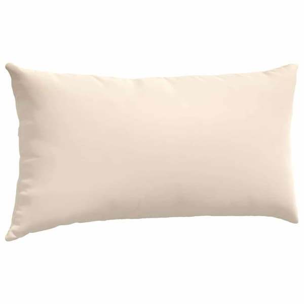 Sofakuddar 2 pcs Beige 80 x 40 cm tyg