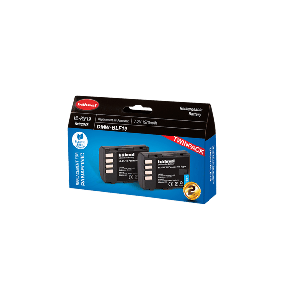 Hähnel Battery Panasonic HL-PLF19 / DMW-BLF19 Twin Pack