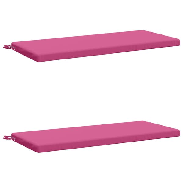 2-delade Bänk Kuddar SOEST 2 st 100% Polyester Rosa