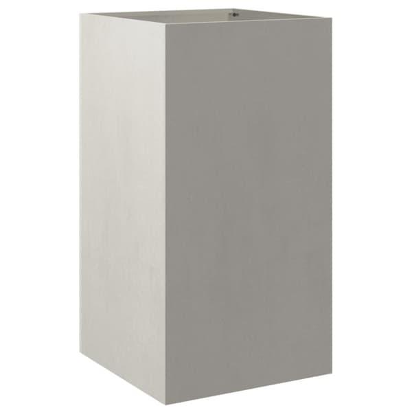 Odlingslåda silver 42x38x75 cm rostfritt stål