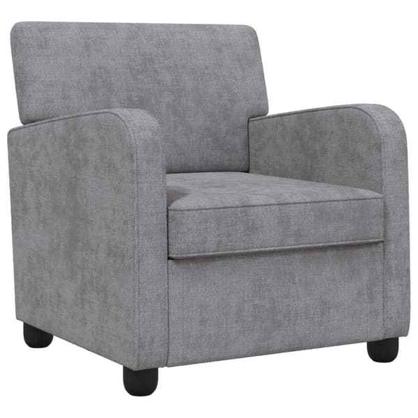 Fåtölj Ljusgrå Chenille