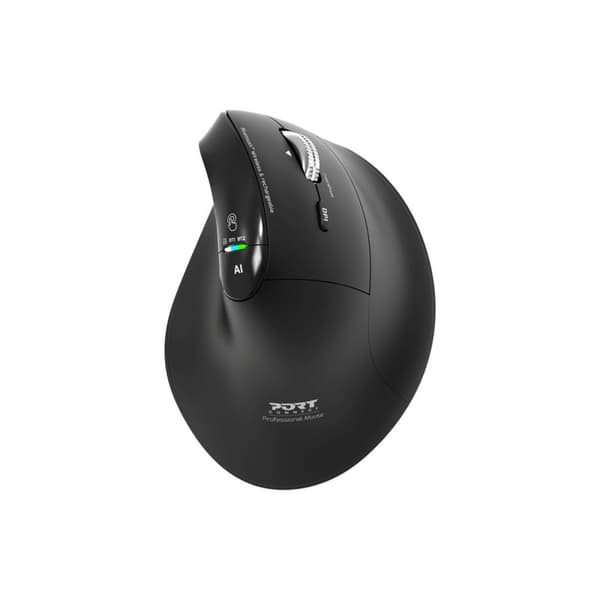 PORT - mus - 2.4 GHz, Bluetooth - svart