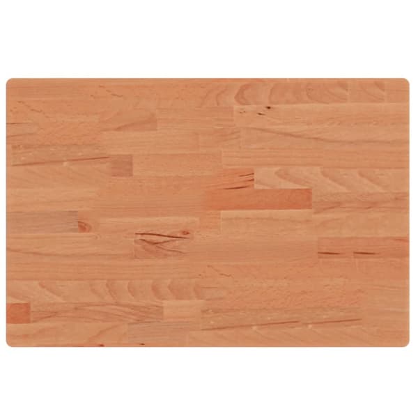 Bordsskiva 60x40x2,5 cm rektangulär massivt bokträ