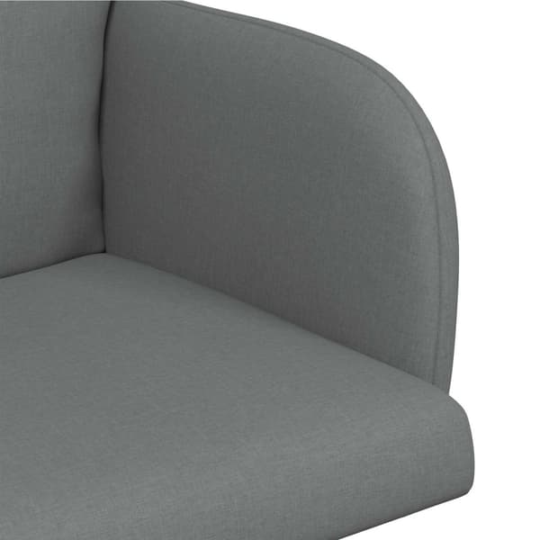 Matstolar 6 pcs Tyg Mörkgrå 60 x 56 x 96 cm