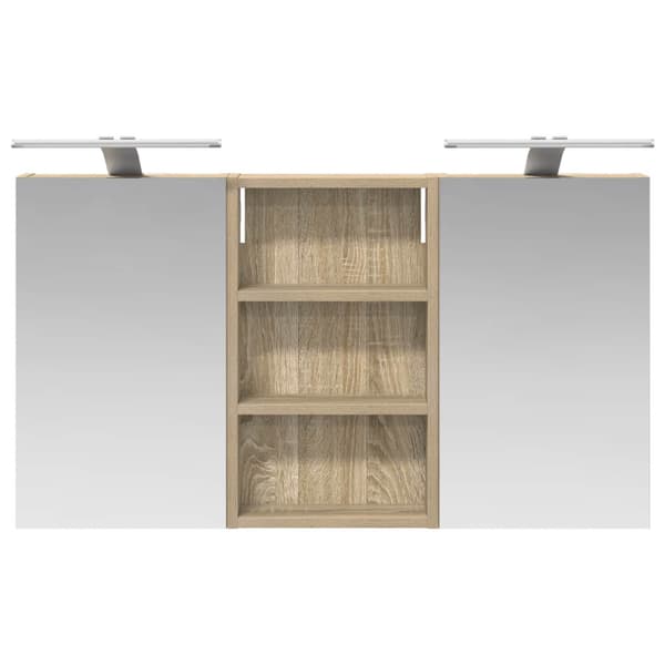 Badrumsskåpsset 3 st 90 x 10,5 x 50 cm Konstruerat trä