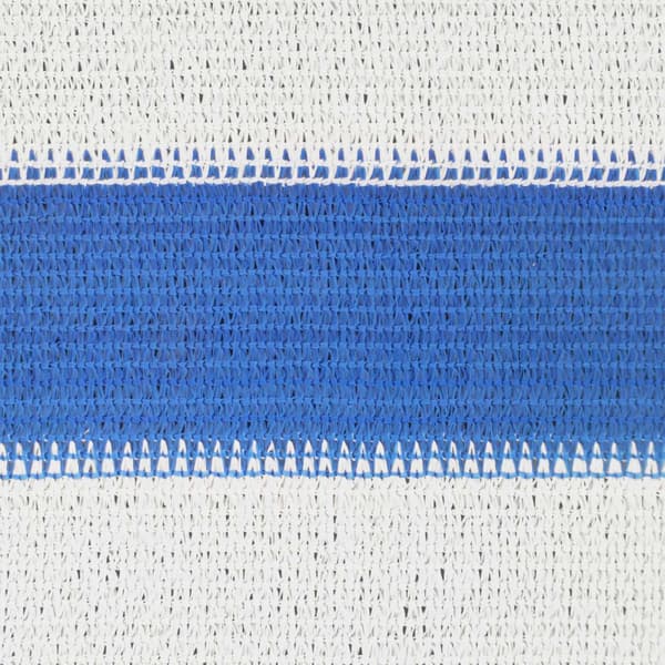 Solsätt segel Blå och Vit 2,5 x 4 m HDPE