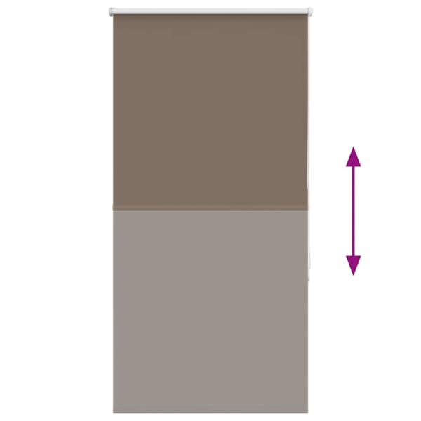 Mörkläggningsgardin kaffe 70x150 cm tyg bredd 65,7 cm polyester