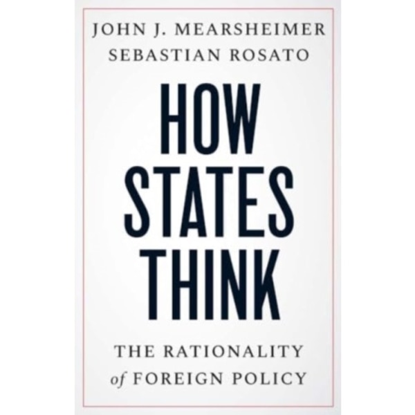 How States Think (häftad, eng)