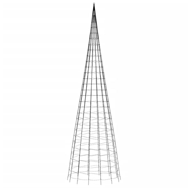 LED julgran 3000 LEDs kallvit 800 cm