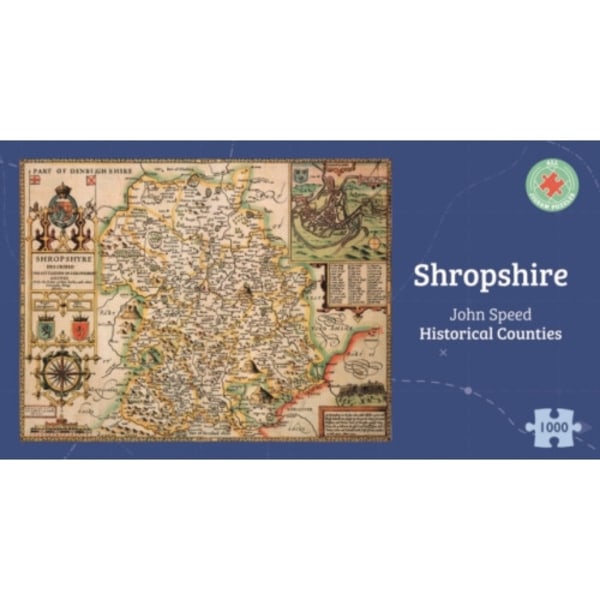 Scotland Historical 1610 Map 1000 Piece Puzzle