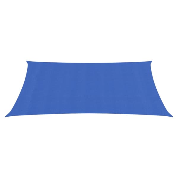 Solsegel 160 g/m² rektangulär blå 4x6 m HDPE