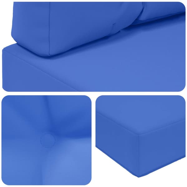 Utomhus Soffa Kudde 3 pcs Turkos Polyester