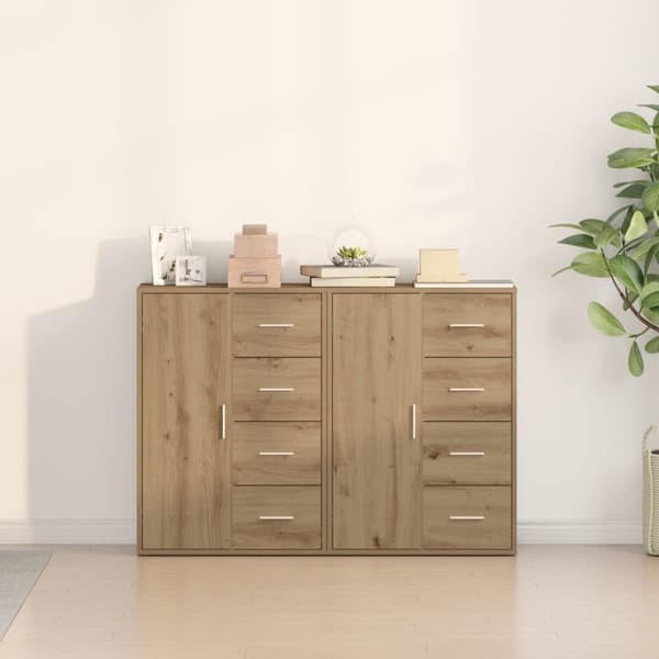 Sideboard 2 pcs Artisan Ek 60 x 31 x 84 cm Konstruerat trä