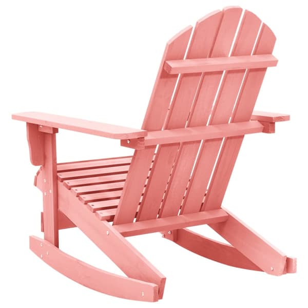 Gungstol adirondack massivt granträ rosa