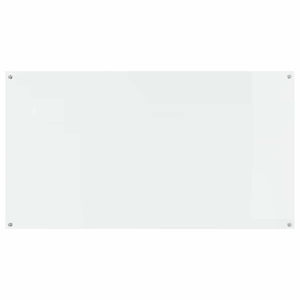 Köksskydd 2 pcs Transparent 110 x 60 cm härdat glas