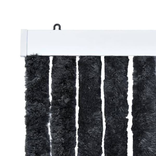 Insektsdraperi antracit 56x185 cm chenille