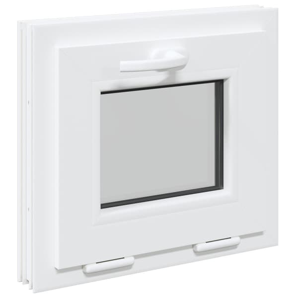 Tilt källarfönster RISOR 50 x 45 cm PVC och klart glas