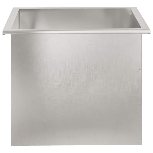 Odlingslåda med LED Silver 50 x 60 x 48 cm Rostfritt stål