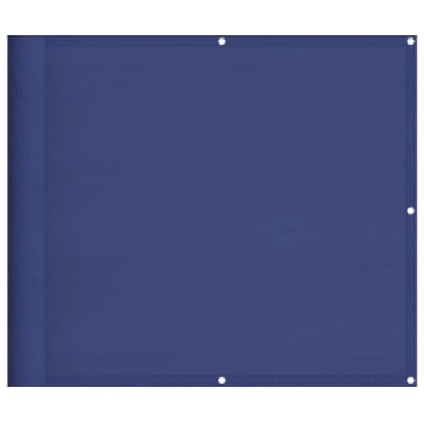 Balkongskärm blå 90x800 cm 100% polyester oxford