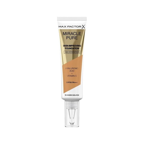 Miracle Pure Skin-Improving Foundation 76 Warm Golden 30ml