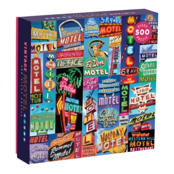 Vintage Motel Signs 500 Piece Puzzle