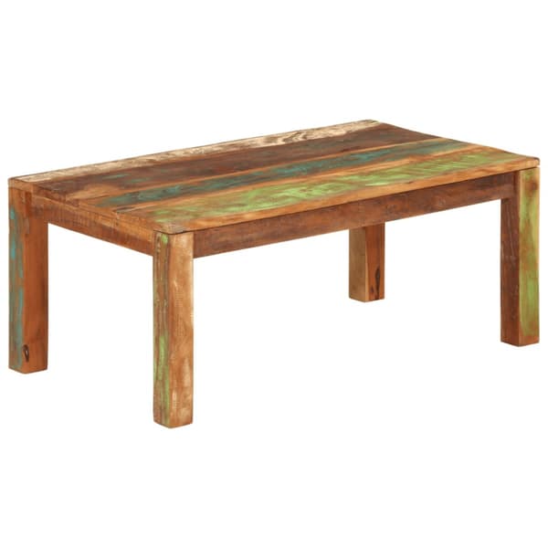 Soffbord 110x55x40 cm Massivt återvunnet trä