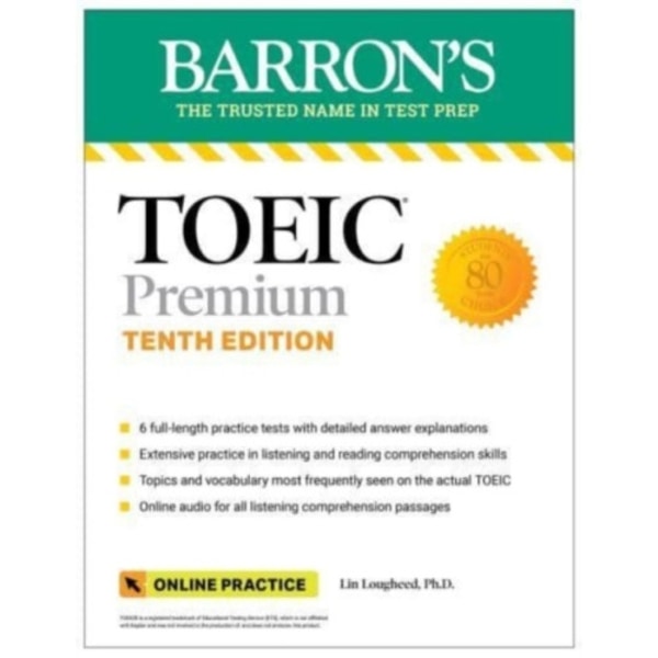 TOEIC Premium: 6 Practice Tests + Online Audio, Tenth Edition (häftad, eng)
