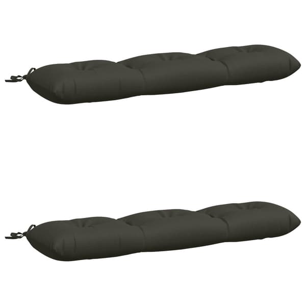 2-delade Bänk Kuddar VIANEN 100% Polyester Antracit