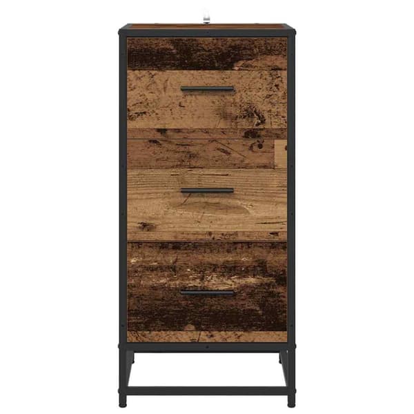 Sideboard Gammalt trä 35,5 x 35 x 76 cm