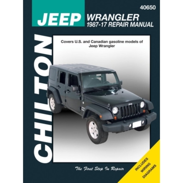 Jeep Wrangler ('87-'17) (Chilton) (häftad, eng)