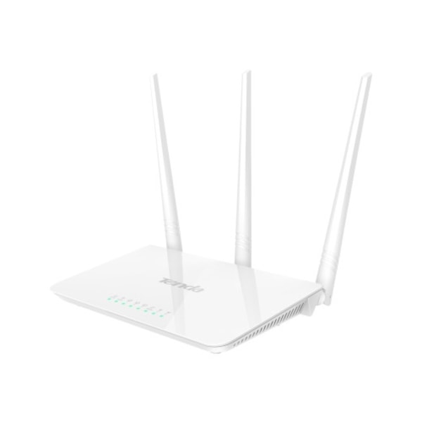 Tenda F3 - trådlös router - Wi-Fi - skrivbordsmodell Vit